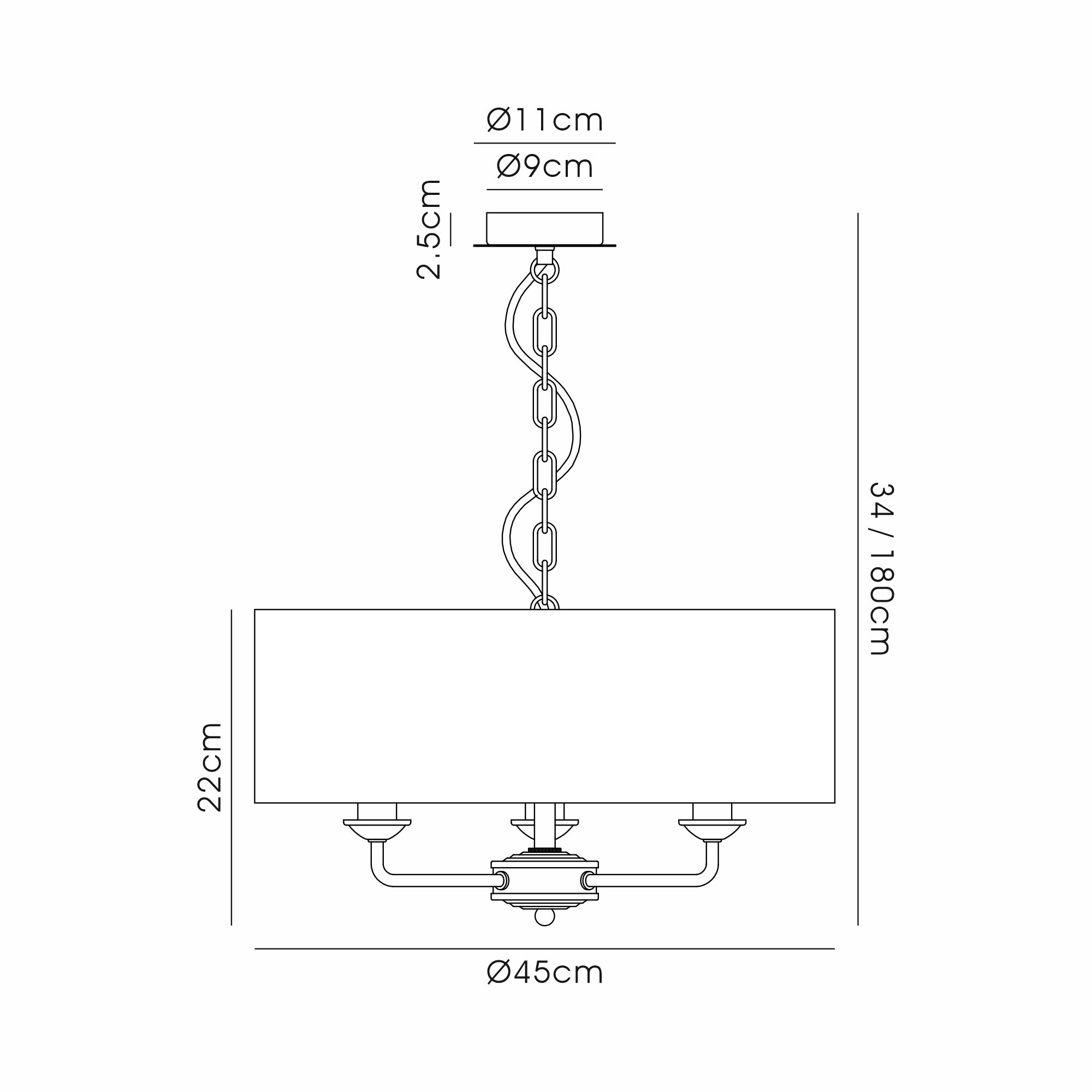 Banyan CG SB Ceiling Lights Deco Multi Arm Fittings